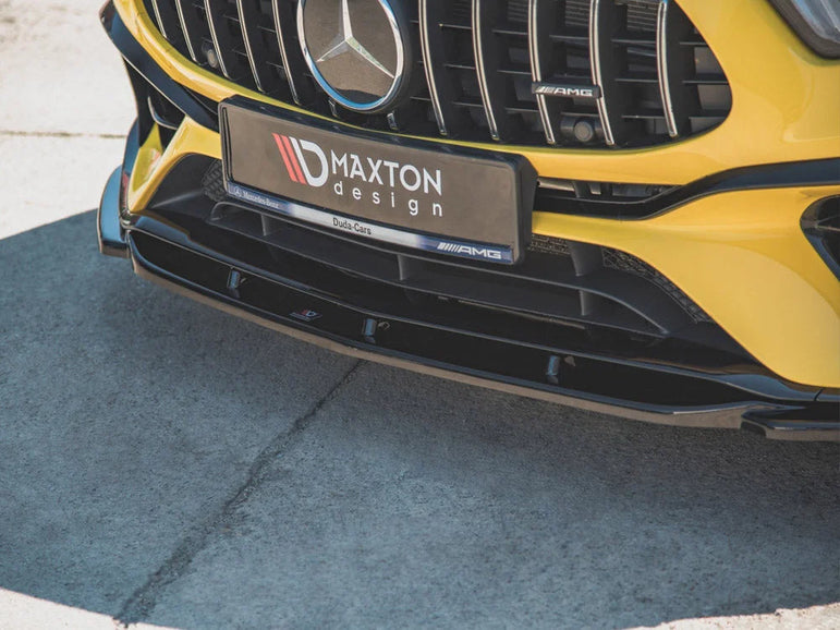 Maxton Design Front Splitter V2 Mercedes-amg A45 S W177 2019-