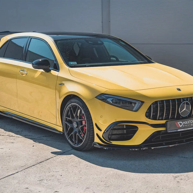 Maxton Design Front Splitter V2 Mercedes-amg A45 S W177 2019-