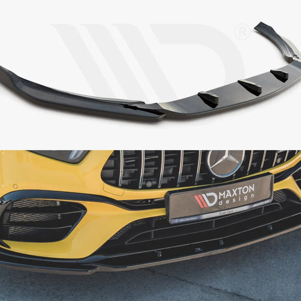 Maxton Design Front Splitter V2 Mercedes-amg A45 S W177 2019-