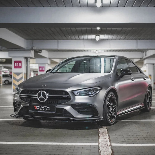 Maxton Design Front Splitter V2 Mercedes-amg CLA 35 AERO C118 2019-