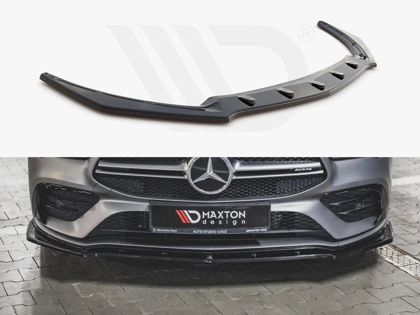 Maxton Design Front Splitter V2 Mercedes-amg CLA 35 AERO C118 2019-