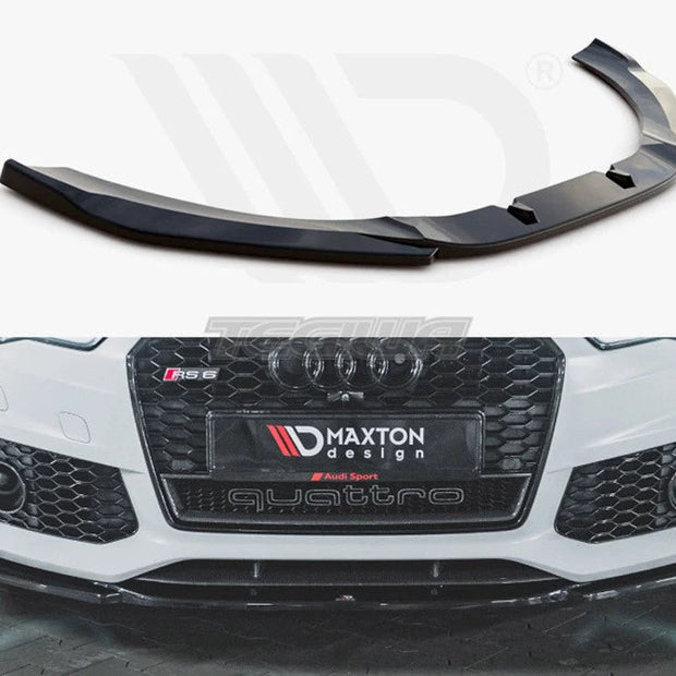 Maxton Design Front Splitter V3 Audi RS6 C7 01-17