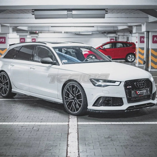 Maxton Design Front Splitter V3 Audi RS6 C7 01-17