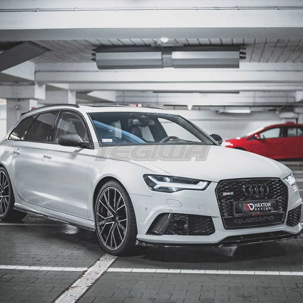 Maxton Design Front Splitter V4 Audi RS6 C7 13-17