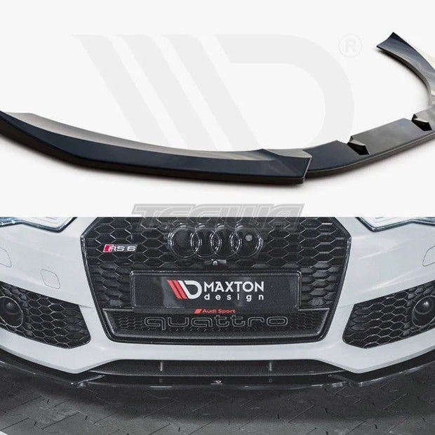 Maxton Design Front Splitter V4 Audi RS6 C7 13-17