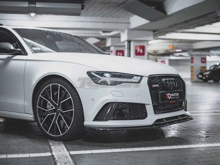 Maxton Design Front Splitter V4 Audi RS6 C7 13-17