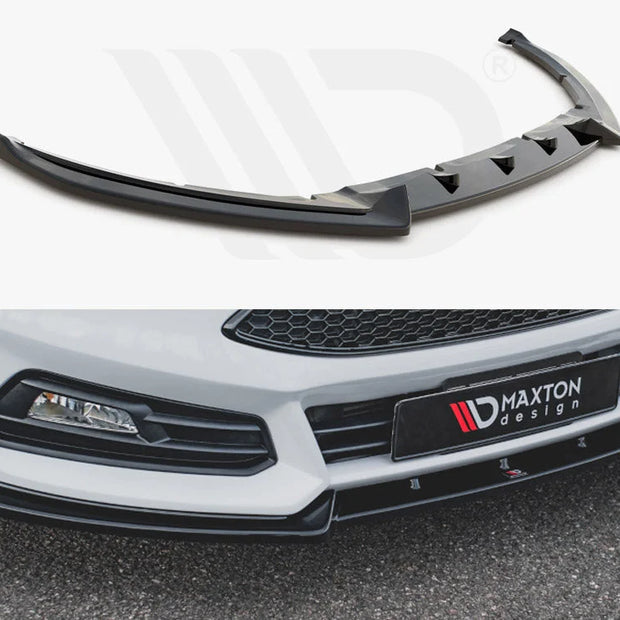 Maxton Design Front Splitter V4 Ford Focus ST MK3 Facelift 16-18