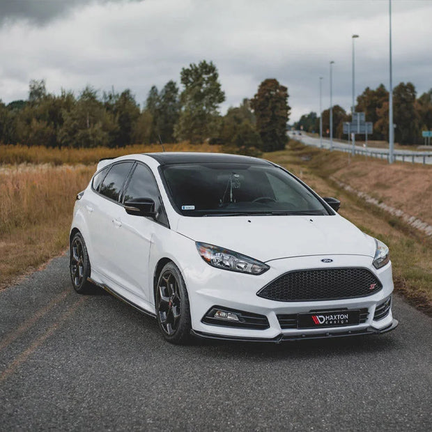 Maxton Design Front Splitter V4 Ford Focus ST MK3 Facelift 16-18