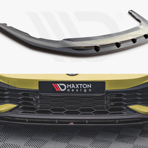 Maxton Design Front Splitter V4 Volkswagen Golf 8 GTI Clubsport 20-