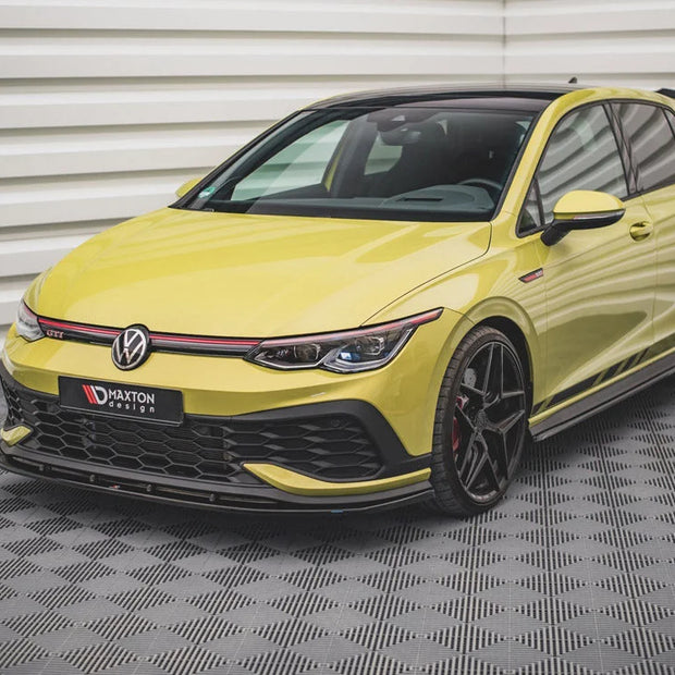 Maxton Design Front Splitter V4 Volkswagen Golf 8 GTI Clubsport 20-