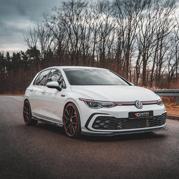 Maxton Design Front Splitter V4 Volkswagen Golf 8 GTI R-line 20-