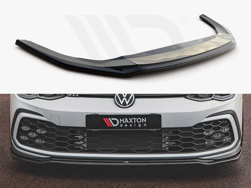 Maxton Design Front Splitter V4 Volkswagen Golf 8 GTI R-line 20-