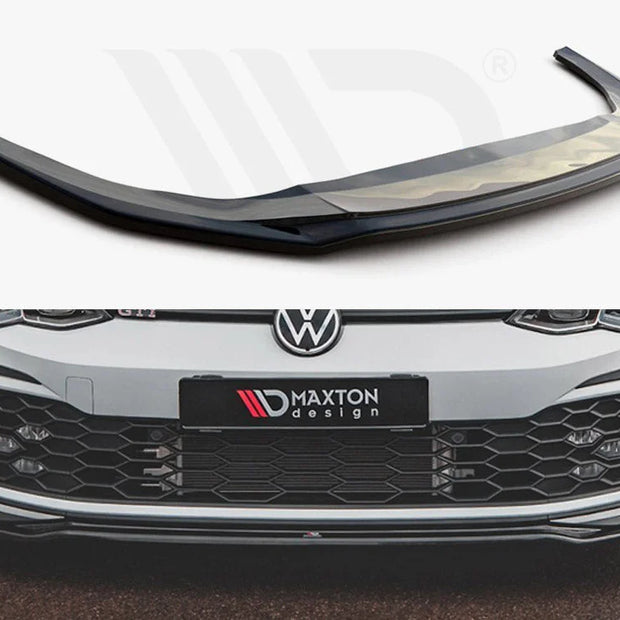 Maxton Design Front Splitter V4 Volkswagen Golf 8 GTI R-line 20-