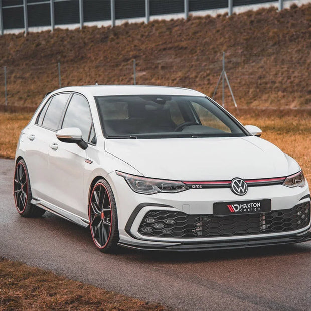 Maxton Design Front Splitter V5 Volkswagen Golf 8 GTI R-line 20-