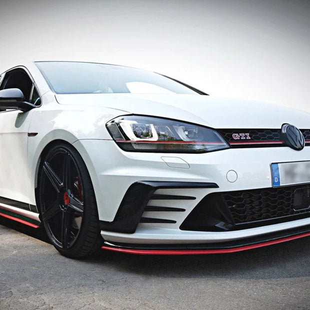 Maxton Design Front Splitter Volkswagen Golf MK7 GTI Clubsport 16-17