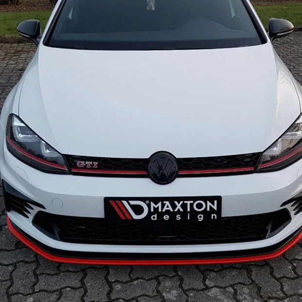 Maxton Design Front Splitter Volkswagen Golf MK7 GTI Clubsport 16-17