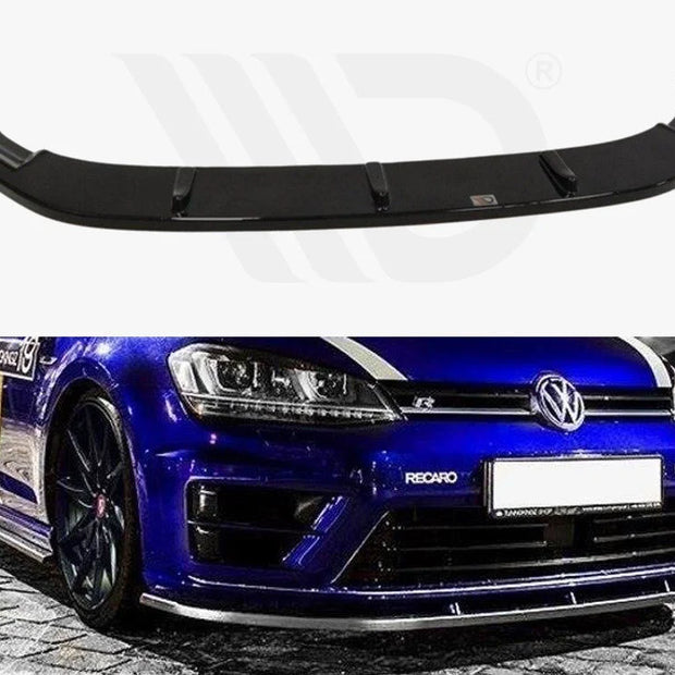 Maxton Design Front Splitter Volkswagen Golf MK7 R 01-16