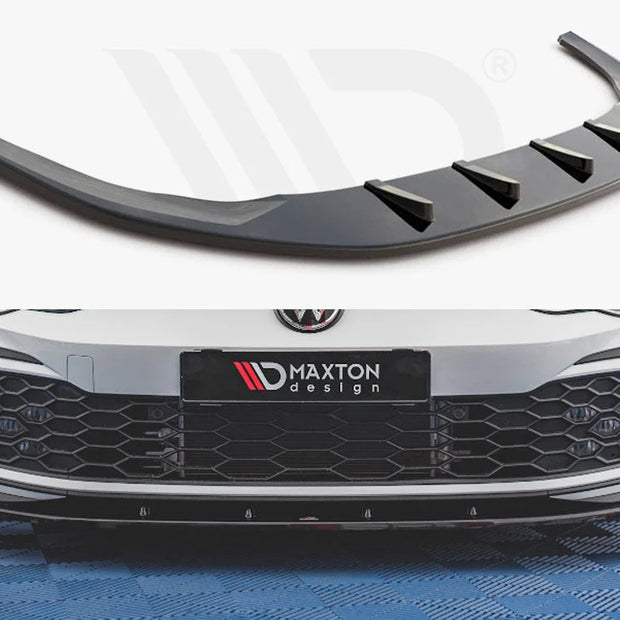 Maxton Design Front Splitter Volkswagen Golf MK8 GTI R-line 20-