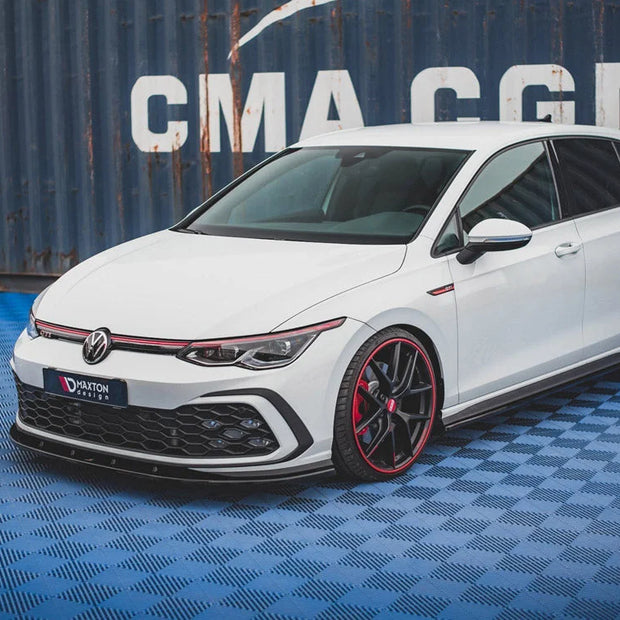 Maxton Design Front Splitter Volkswagen Golf MK8 GTI R-line 20-