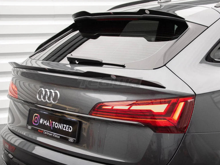 Maxton Design Lower Spoiler CAP Audi SQ5 Sportback Mk2 Facelift