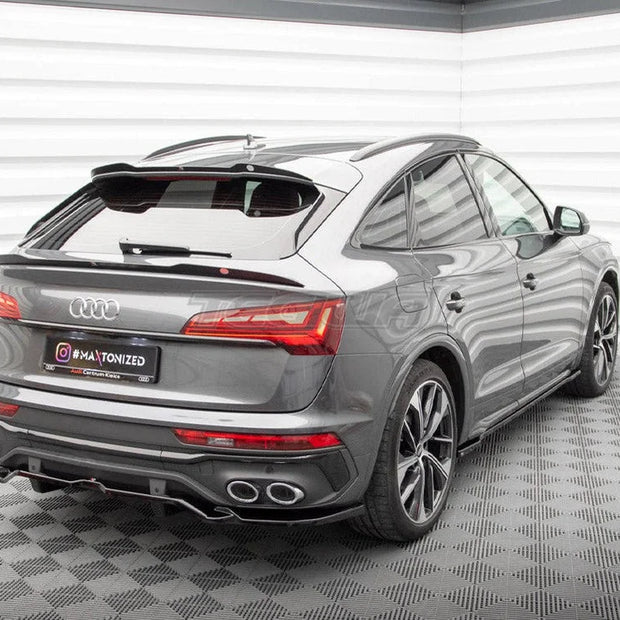 Maxton Design Lower Spoiler CAP Audi SQ5 Sportback Mk2 Facelift