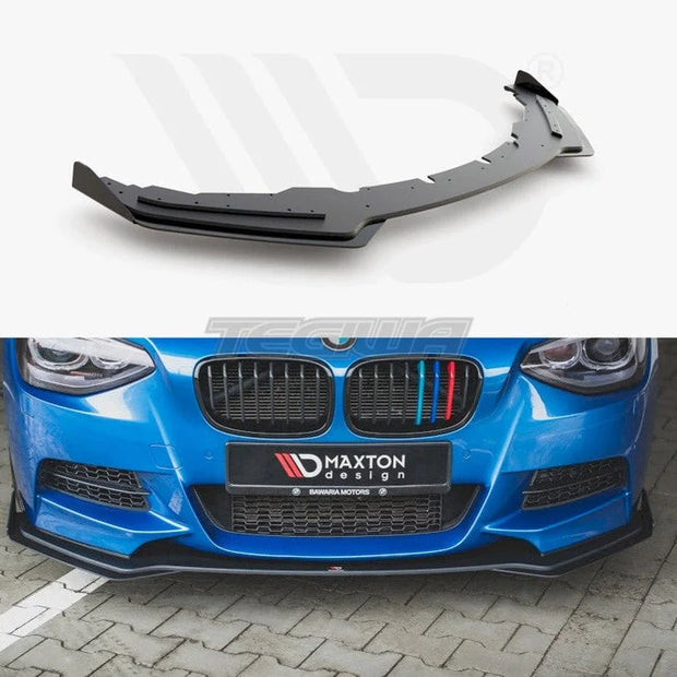 Maxton Design Racing Durability Front Splitter +flaps BMW 1-Series M135i F20 11-15