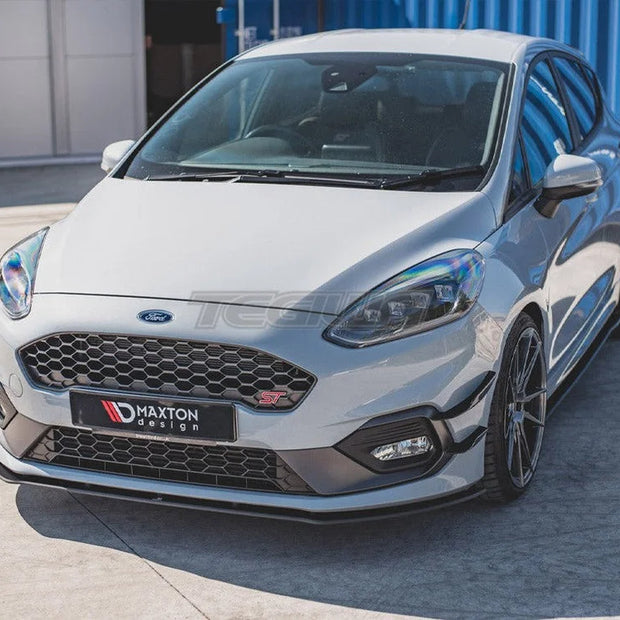 Maxton Design Racing Durability Front Splitter Ford Fiesta MK8 ST ST-Line 2017-
