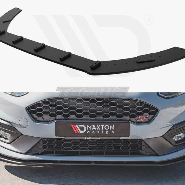 Maxton Design Racing Durability Front Splitter Ford Fiesta MK8 ST ST-Line 2017-