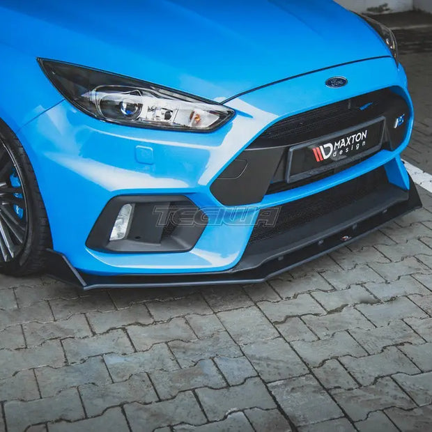 Maxton Design Racing Durability Front Splitter V2 Ford Focus RS MK3 01-18
