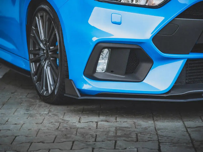 Maxton Design Racing Durability Front Splitter V2 Ford Focus RS MK3 01-18