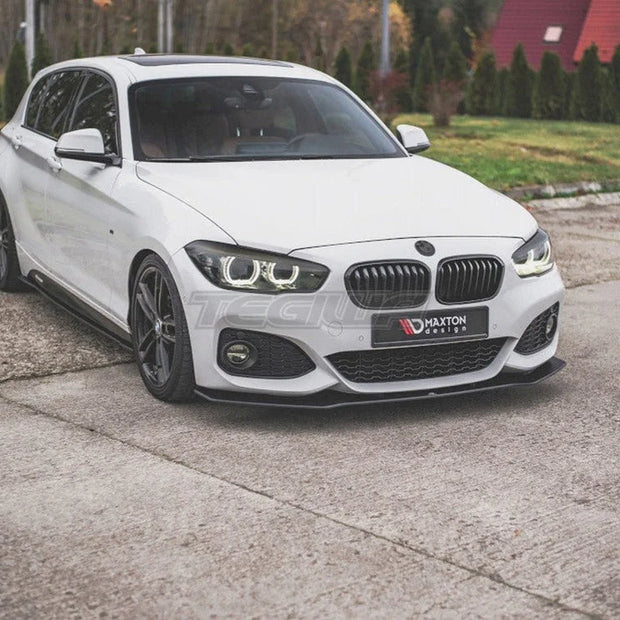 Maxton Design Racing Durability Front Splitter V3 BMW 1-Series F20 M-pack Facelift M140I 15-19