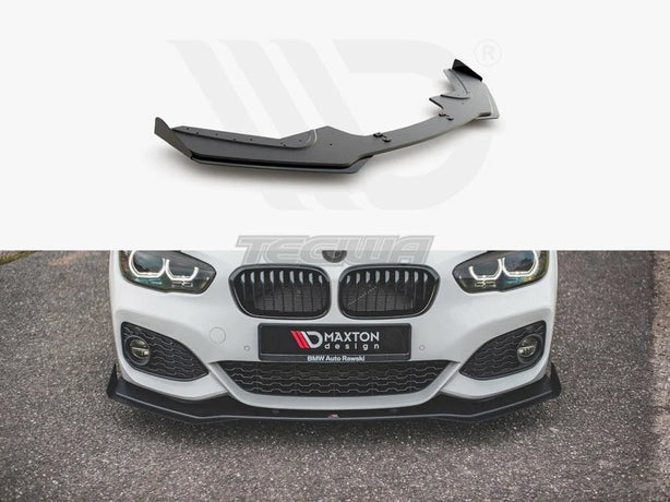 Maxton Design Racing Durability Front Splitter V3 +flaps BMW 1-Series F20 M-pack Facelift M140I 15-19