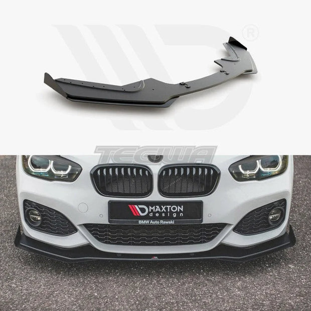 Maxton Design Racing Durability Front Splitter V3 +flaps BMW 1-Series F20 M-pack Facelift M140I 15-19