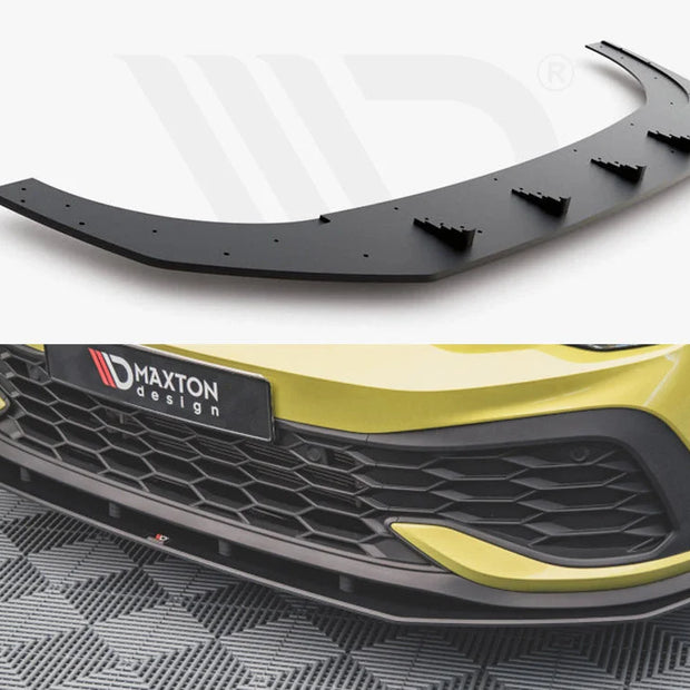 Maxton Design Racing Durability Front Splitter Volkswagen Golf 8 GTI Clubsport 20-