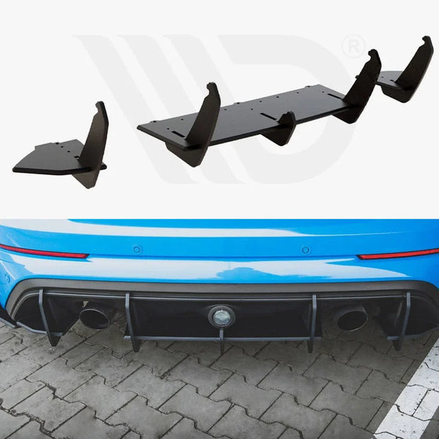 Maxton Design Racing Durability Rear Diffuser Ford Focus RS MK3 01-18
