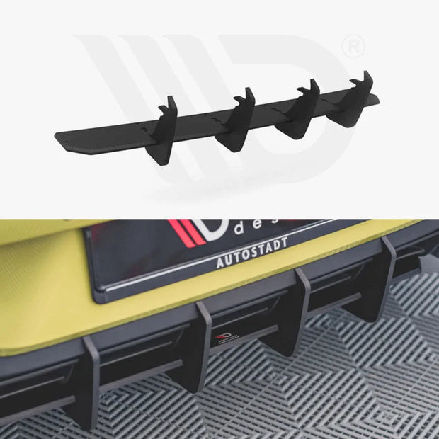 Maxton Design Racing Durability Rear Diffuser V2 Volkswagen Golf 8 GTI Clubsport 20-