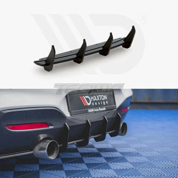 Maxton Design Racing Durability Rear Diffuser V3 BMW 1-Series M140i 15-19