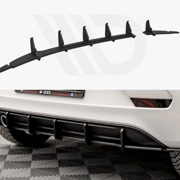 Maxton Design Racing Durability Rear Diffuser Volkswagen UP GTI 2018-