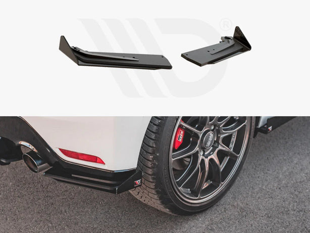 Maxton Design Racing Durability Rear Side Splitters +flaps Toyota GR Yaris MK4 2020-