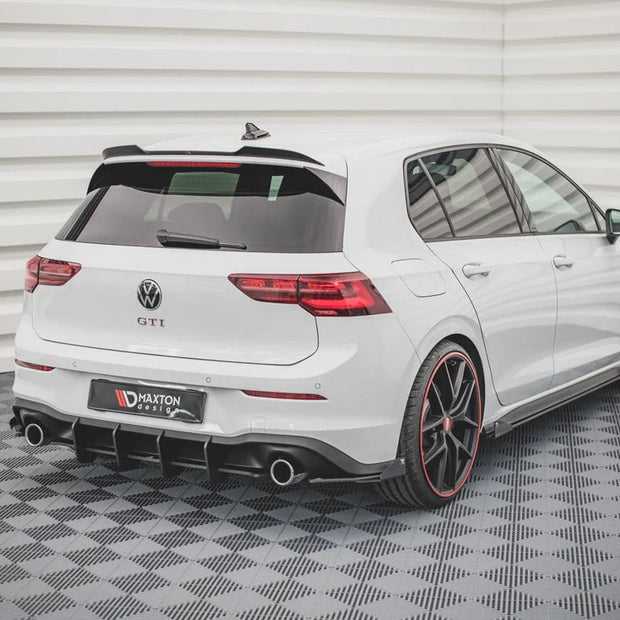 Maxton Design Racing Durability Rear Side Splitters +flaps Volkswagen Golf 8 GTI 20-