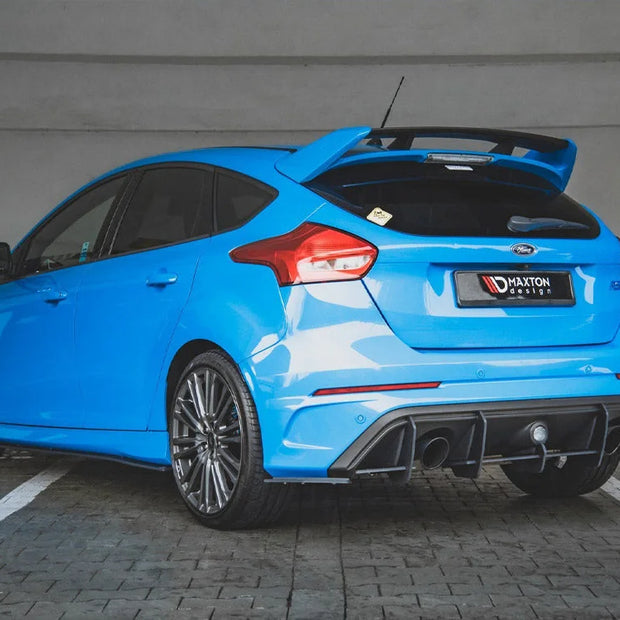 Maxton Design Racing Durability Rear Side Splitters Ford Focus RS MK3 01-18