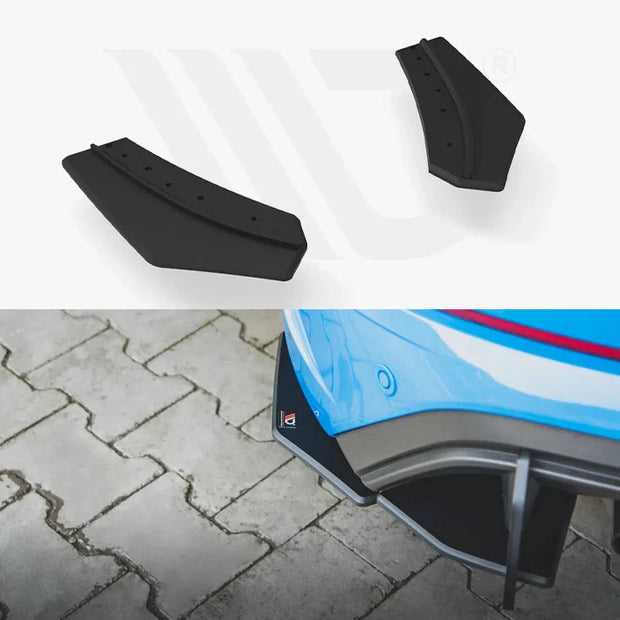 Maxton Design Racing Durability Rear Side Splitters Ford Focus RS MK3 01-18