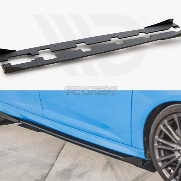Maxton Design Racing Durability Side Skirts Diffusers +flaps Ford Focus RS MK3 01-18