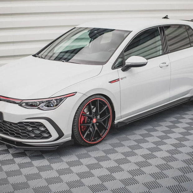 Maxton Design Racing Durability Side Skirts Diffusers +flaps Volkswagen Golf 8 GTI GTI Clubsport R-line 20-