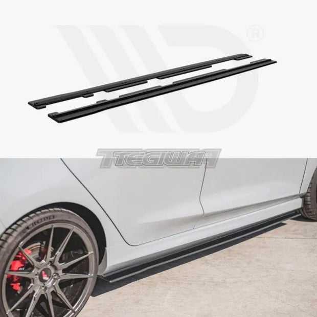 Maxton Design Racing Durability Side Skirts Diffusers Ford Fiesta MK8 ST ST-Line 2017-