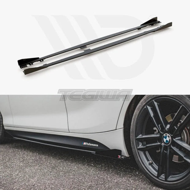 Maxton Design Racing Durability Side Skirts Diffusers V2 +flaps BMW 1-Series F20 M135I M140I M-pack 15-19