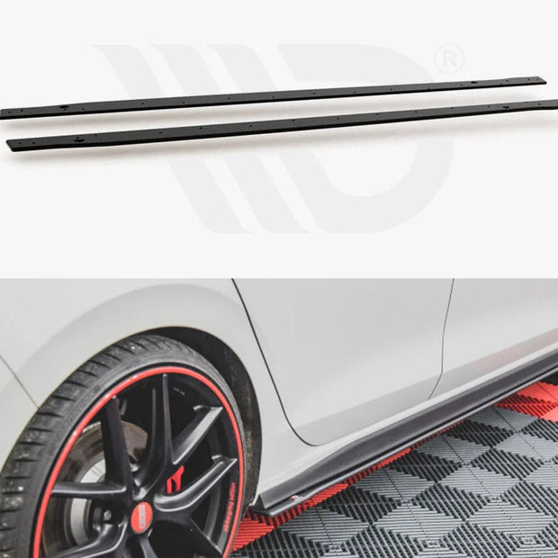 Maxton Design Racing Durability Side Skirts Diffusers Volkswagen Golf 8 GTI GTI Clubsport R-line 20-