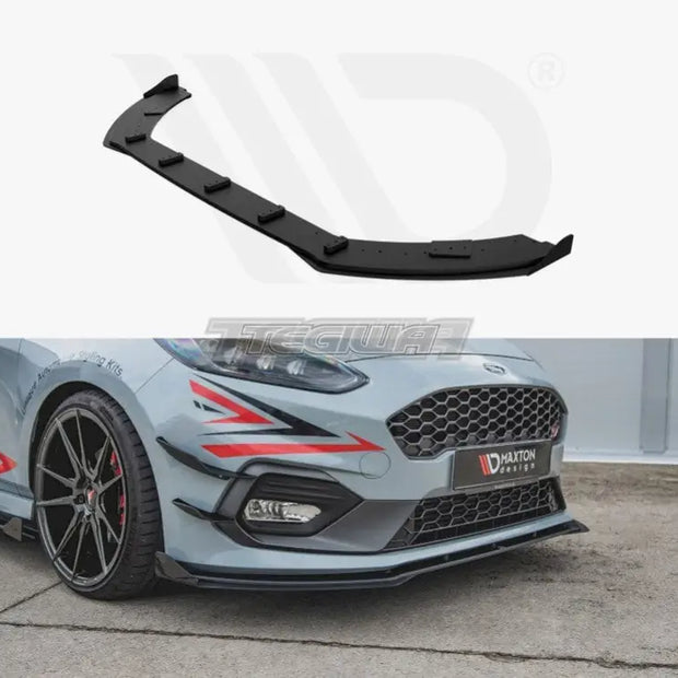 Maxton Design Maxton Racing Front Splitter +flaps Ford Fiesta MK8 ST ST Line 2017-