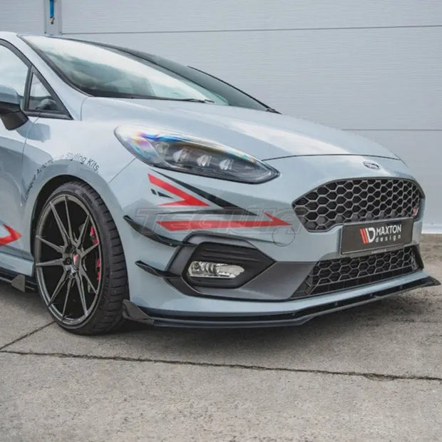 Maxton Design Maxton Racing Front Splitter +flaps Ford Fiesta MK8 ST ST Line 2017-