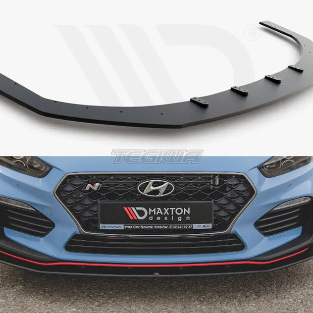 Maxton Design Maxton Racing Front Splitter Hyundai I30 N MK3 Hatchback Fastback 01-20